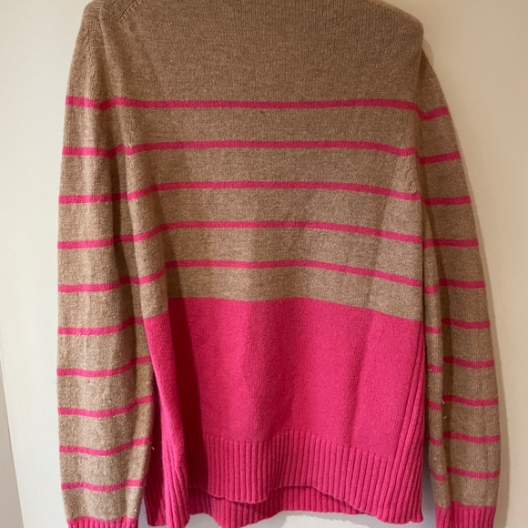 marks and Spencer wool blend stripe crew neck - Picture 3 of 3